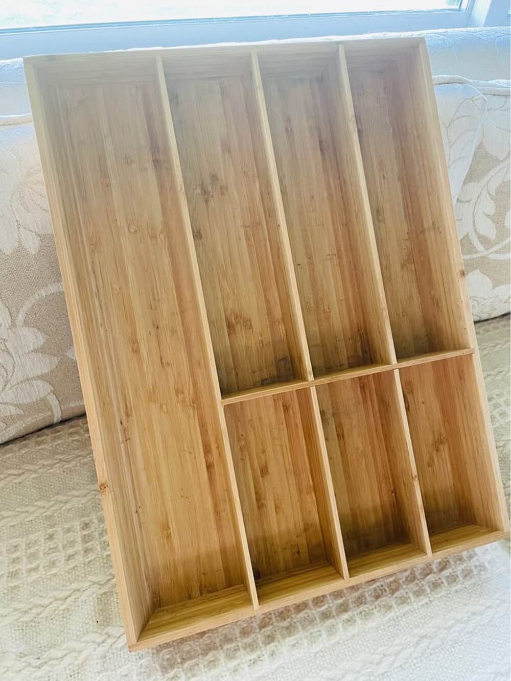 IKEA VARIERA Bamboo Utensil Tray